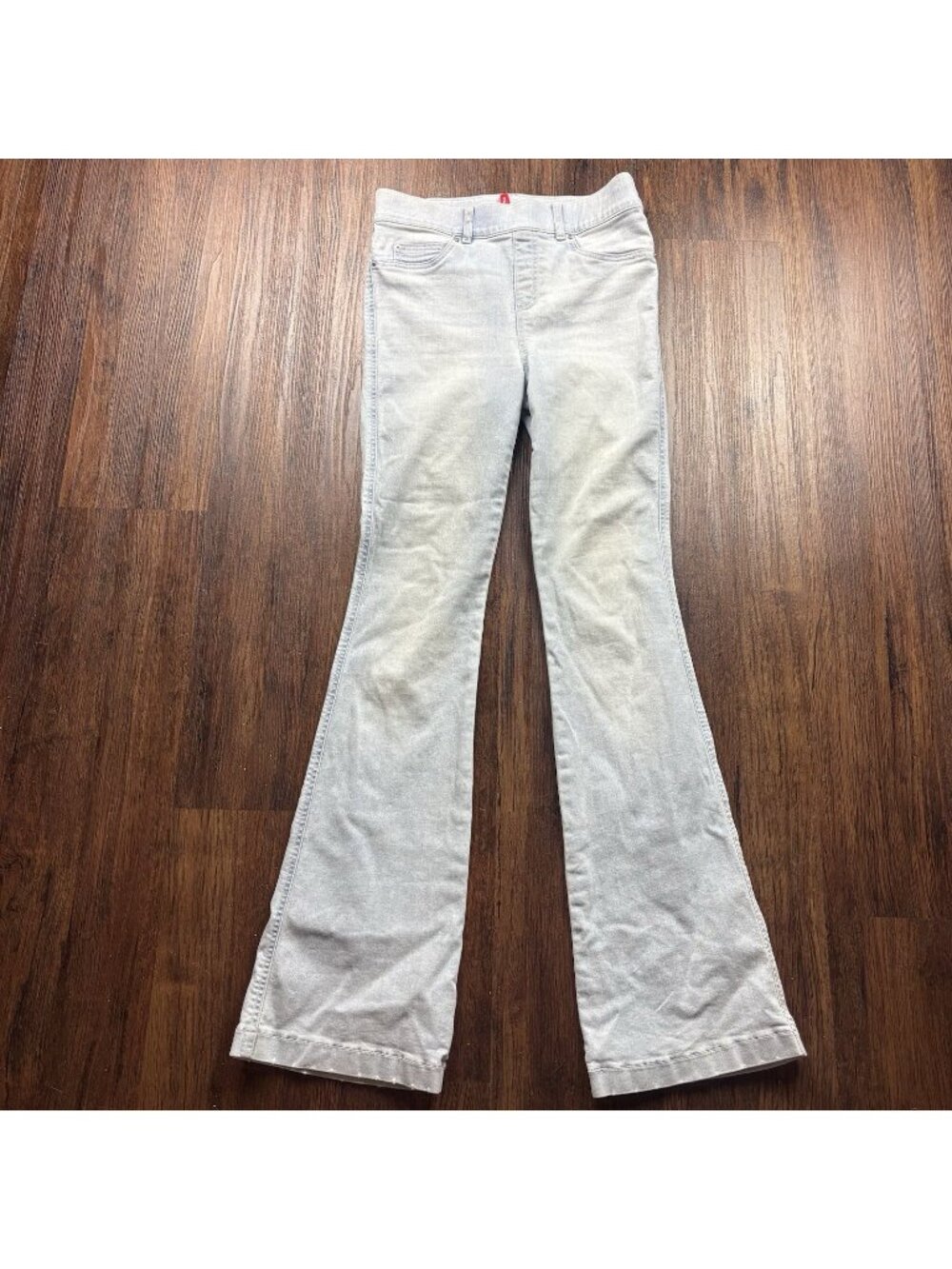Spanx Pull On Flare Jeans Retro Light Wash High Rise 20348R Size Small